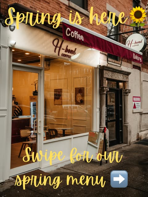 At H-Bond Coffee: real cafe photos